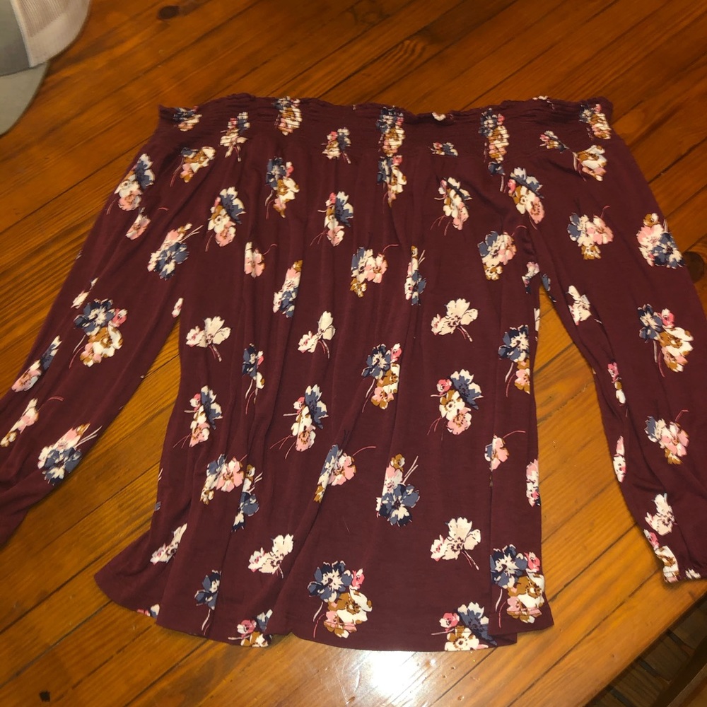 Off The Shoulder Floral Top